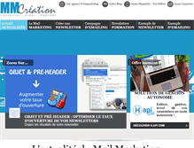 Tablet Screenshot of agenceweb-mailmarketing.com
